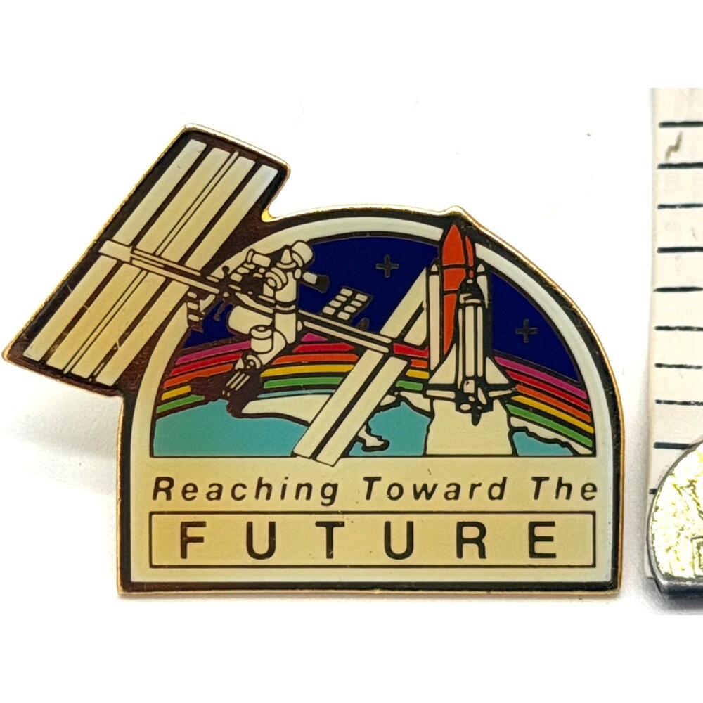 NASA Pin 1993 National Quality Month Manned Flight Awareness Space Shuttle